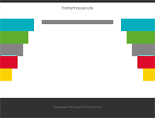 Tablet Screenshot of frettenhausen.de